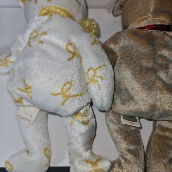 2 Ty Beanie Babies Signature Bears 1999 2004 Stuffed Animals Plush - Picture 3 of 3